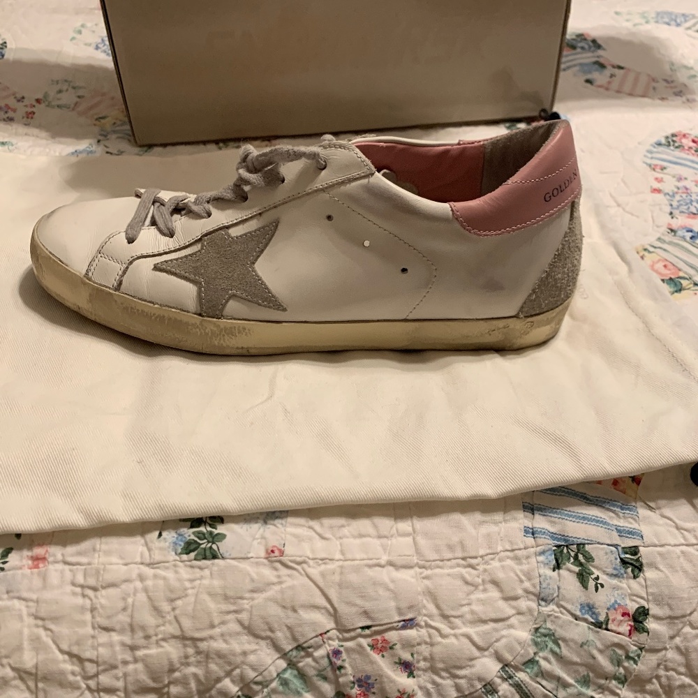 Golden Goose Super-Star with Spur tennis shoe